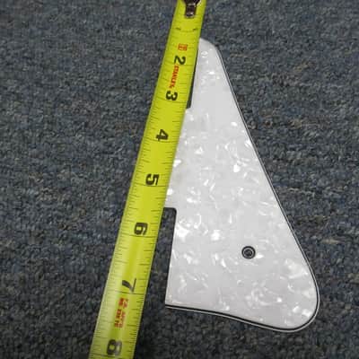 Unbranded White Pearloid black/white Guitar LP Style Pickguard *FREE SHIPPING image 3