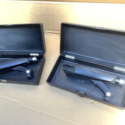 2 x Sennheiser MD 421-U 4 Dynamic Microphone / nice set great for stereo / vintage Made in Germany - Black image 7