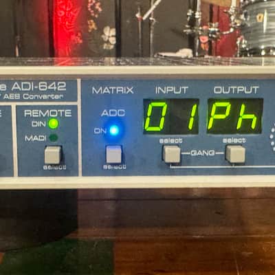 RME ADI-642 MADI / AES Digital Format Converter 2010s - Blue image 2