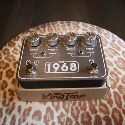 King Tone Guitar Vibe 1968 V2 with Expression Jack 2022 - Present - Silver image 1