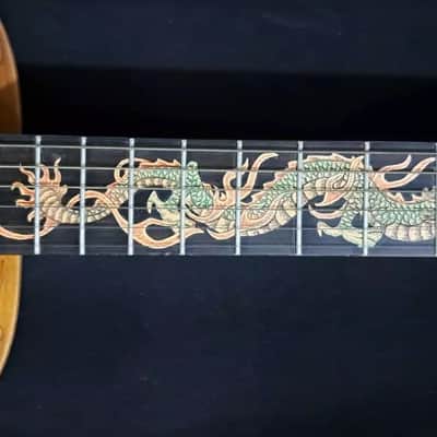 Acoustic Guitar Grand Concert, Handmade by Blueberry Dragon Motif image 6