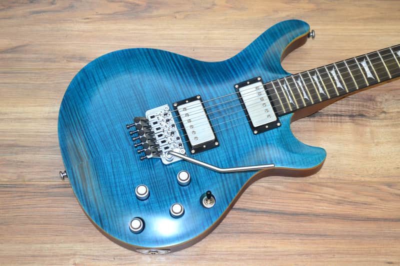 Dean Dean Icon Floyd Trans Blue 2018 Trans Blue Satin image 1