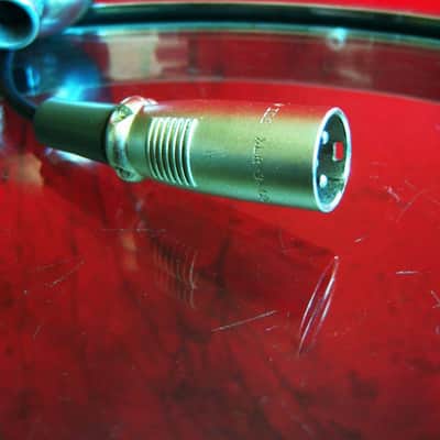 Vintage 1950's Electro Voice 920 crystal microphone polished chrome w short cable Hi Z harp mic Shure Turner Electro Voice image 9
