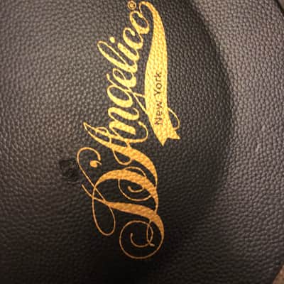 D'Angelico Left Handed Premier EXL-1 Hollow Body Electric Guitar- Nature - Nature / Blonde image 16