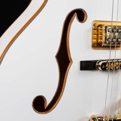 Gretsch Synchromatic Falcon Electric Guitar – Snowcrest White image 4
