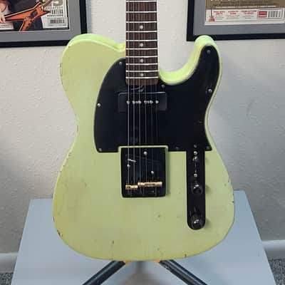 MJT All Parts Telecaster VIDEO NOW 👂 ITEXCELLENT 🎸 Relic Partscaster Demarzio - P90 Neck 2026 - Green image 1