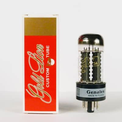 New 1x Genalex Gold Lion GZ34 / U77 / 5AR4 | One / Single Rectifier Tube | Free Ship