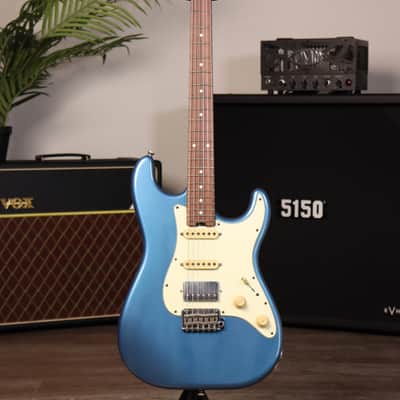 2019 Schecter USA Custom Shop Traditional Wembley-II Lake Placid Blue HSS image 1