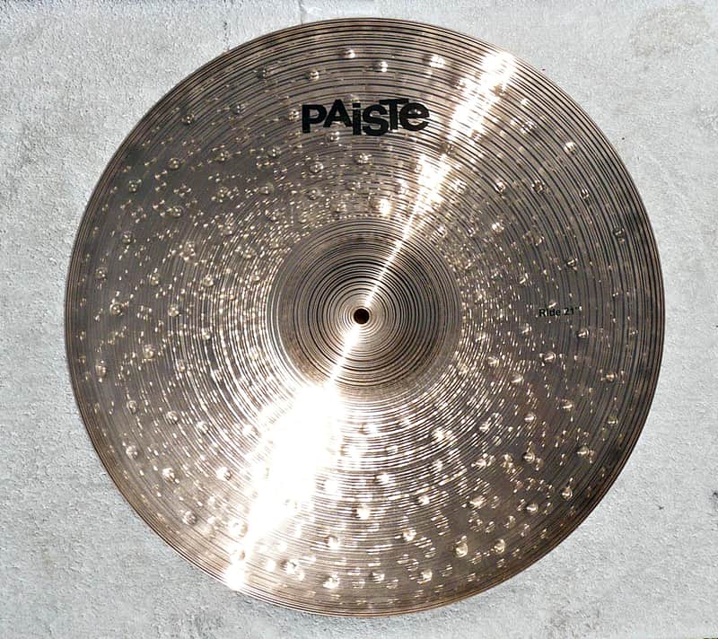 Paiste Signature 21” Prototype Ride Cymbal - PV Music Drum Shop Inspected and Tested ​- Plays / Sounds / Looks Great - Excellent Condition image 1