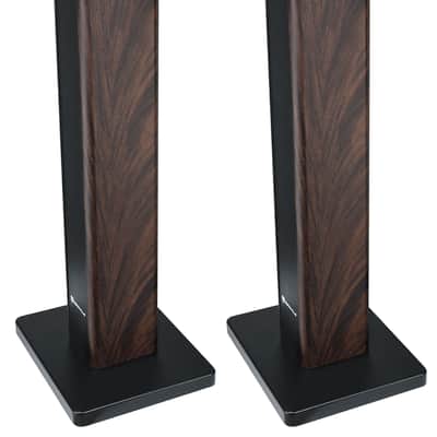 Immagine Rockville ELITE-5D 5.25" Powered Wood Bookshelf Speakers w/Bluetooth+28" Stands - 2