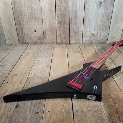 Hondo Death Dagger 1980s Refinished with original hard case - Black image 5