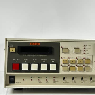 Vintage Fostex D-20 MkII DAT Digital Audio Tape Recorder Deck image 5