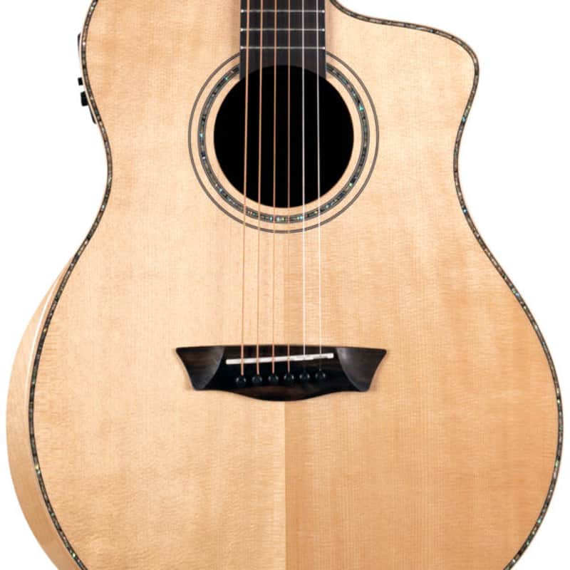 Washburn  SC56S | Allure Bella Tono Studio Cutaway Acoustic Electric Guitar.  - Gloss Natural image 1