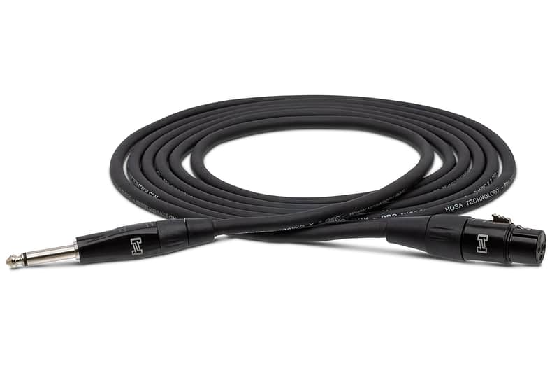 Hmic-025Hz Pro Microphone Cable, Rean Xlr3F To 1/4" Ts, 25 Feet image 1