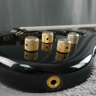 Fernandes Headless Bass MIJ Black w/ EMG PJ Pickups Vintage image 4