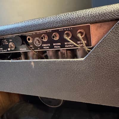 Fender Princeton Reverb 12-Watt 1x10" Guitar Combo 1964 - 1967 - Black Panel image 11
