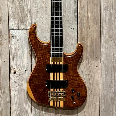 Rare 1996 Alembic Elan Natural Maple, Walnut & Purple Heart Neck Thru, OHSC image 2