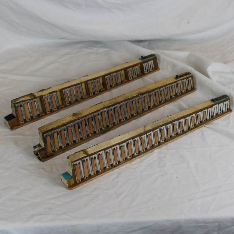 Accordion Part - 3 Block Renco Reeds Chromatic Set LMM 3 x 24 Notes image 1
