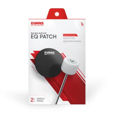 Evans EQ Patch EQPB1 BassDrum Patch, for Single Pedal - Accessory for Drumhead image 2