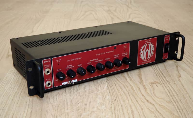 SWR Bass 350 Solid State Bass Guitar Amplifier Red Face, Pre-Fender image 1