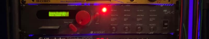 Waldorf Microwave Rackmount Wavetable Synthesizer 1989 with Access programmer image 1