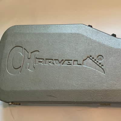 1980's Charvel Deluxe & Fusion Series Toothpaste Dinky Model Grey Chainsaw Guitar Case image 2