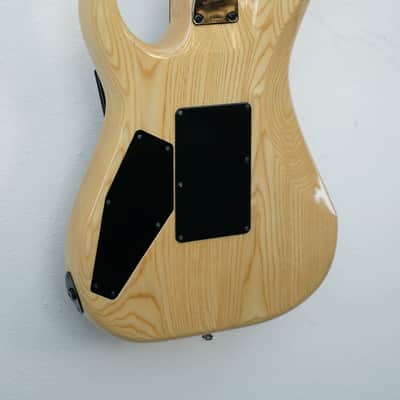 ESP Mirage Deluxe Electric Guitar Natural Grain Floyd Seymour Duncan image 12