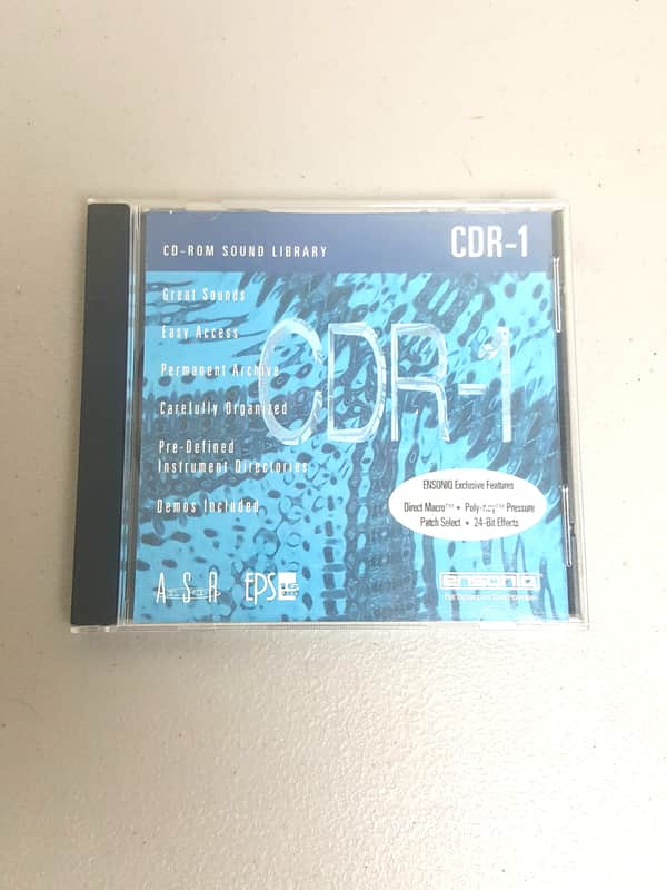 Ensoniq ASR-10 / EPS-16 Plus Sampler Sample CD Rom Library - CDR-1 image 1