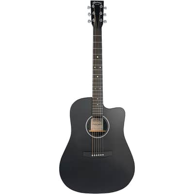 Martin Special DC-X1E Black HPL Dreadnought Acoustic-Electric Guitar Regular Black image 3
