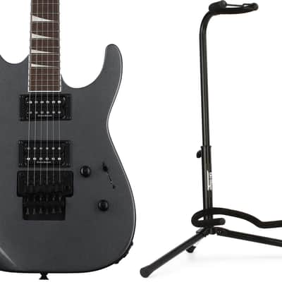Jackson X Series Soloist SLX DX - Granite Crystal  Bundle with On-Stage XCG-4 Classic Guitar Stand image 1