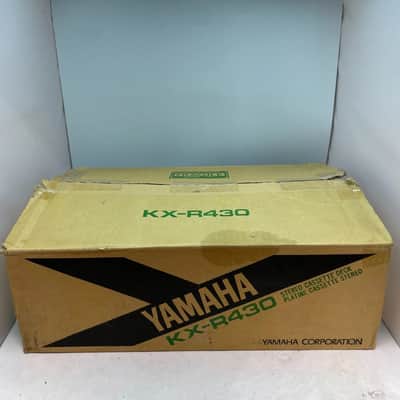 Yamaha KX-R430 Stereo Cassette Deck w/ Remote+OG Box+Manual FOR PARTS ONLY image 13