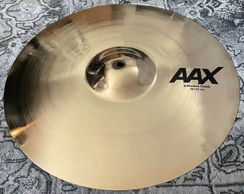 (MINT) Sabian 18” AAX X-Plosion Crash - Brilliant image 1