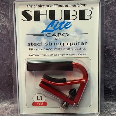 Shubb L1 Lite Capo - red image 1