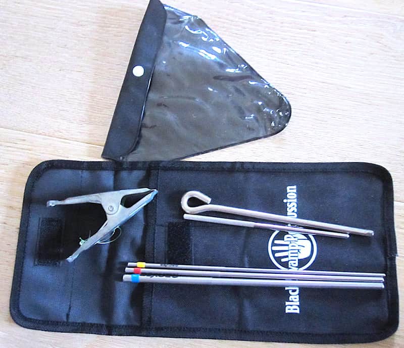 Grover Triangle Beaters, Black Swamp Beater Case, Triangle Bag imagen 1