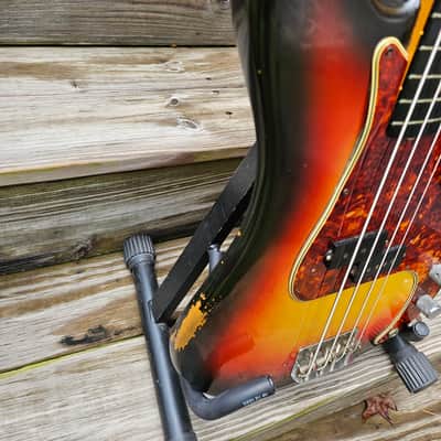 1965 Fender Precision Bass Electric Guitar 100% Original image 7