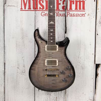 PRS S2 McCarty 594 Electric Guitar Flame Top Faded Gray Black Burst with Gig Bag image 4