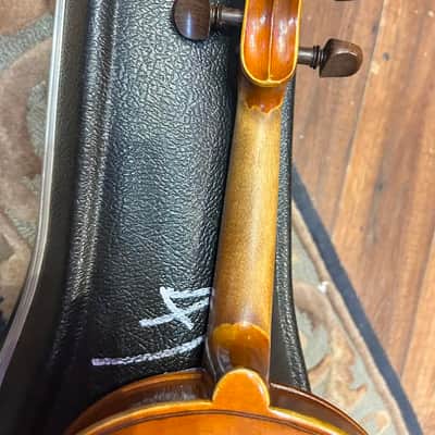 4/4 Violin A. R. Seidel Mittenwald Obb. Handmade Copy of Antonius Stradivarius- Made in 7/83 East Germany - Model V131G Registration No.H4441 image 10