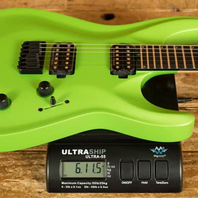Jackson Pro Plus Series Soloist SLA2 HT - Ebony - Toxic Apple image 8