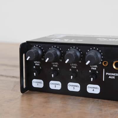 Rolls MX124 ProMix IV Portable 4-Channel Stereo Mixer (No Power Supply) CG00M6L image 3