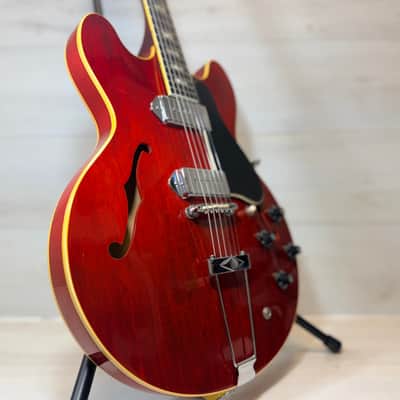 Gibson Vintage 1967 ES-330TD Hollowbody Electric Guitar Cherry w/ Vintage Chipboard Case image 1