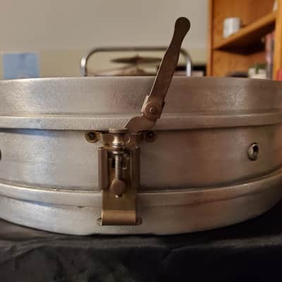 Slingerland Geisler Snare Drum 4.5x14 1920s - Cast Aluminum image 8