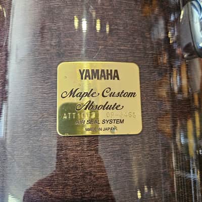 Yamaha 12x10" Maple Custom Absolute Rack Tom - Plum 1988 image 9