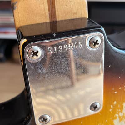 2025 Fender Custom Shop 55 Stratocaster Masterbuilt Dennis Galuszka 2-Tone Sunburst Relic image 15