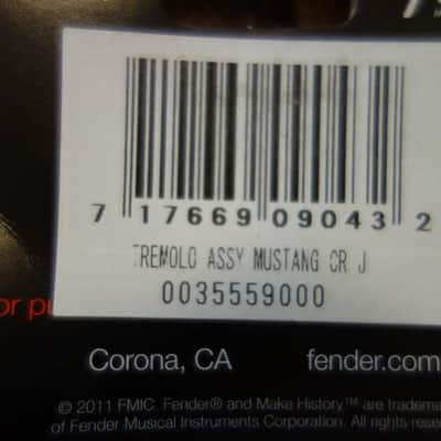 Fender Mustang Tremolo Assembly Chrome image 3