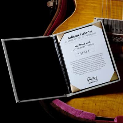 Gibson Custom Shop Murphy Lab 1959 Les Paul Standard Ultra Heavy Aged Lemon Burst [931071] (08/14) image 2