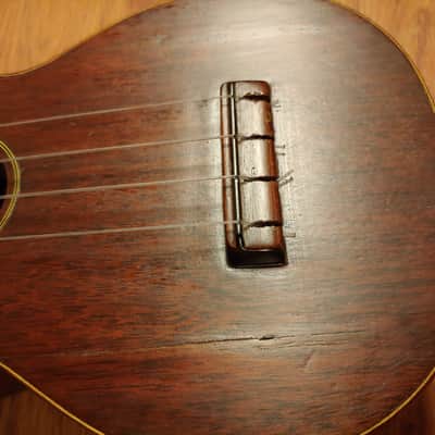Early 20's Martin Style 1 Mahogany Soprano Ukulele with Deluxe Guardian O44 Case  1920s Mahogany image 5