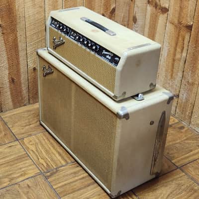 Fender Tremolux 2-Channel 35-Watt 2x10" Piggyback Guitar Amp 1963 - 1965 - Black Panel image 8