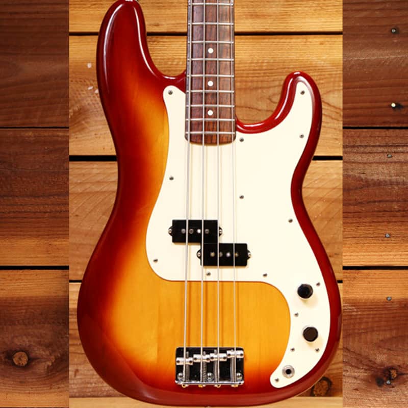 1984 Fender American Standard Precision Bass +OHSC Rosewood Fretboard USA - Sienna Sunburst CLEAN! 20179 image 1