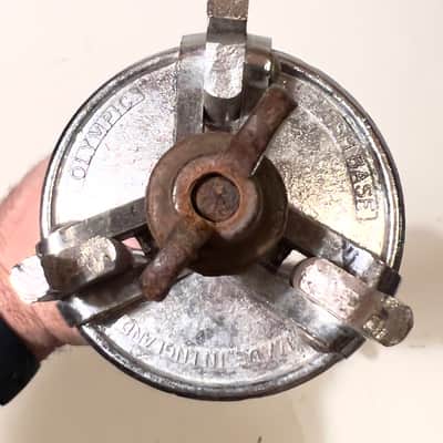 Premier Olympic Flat base snare stand 1960s - Chrome image 4