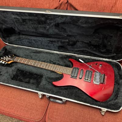 Jackson SDK2 Super Dinky HSH w/Floyd Rose Burgundy Oak image 10